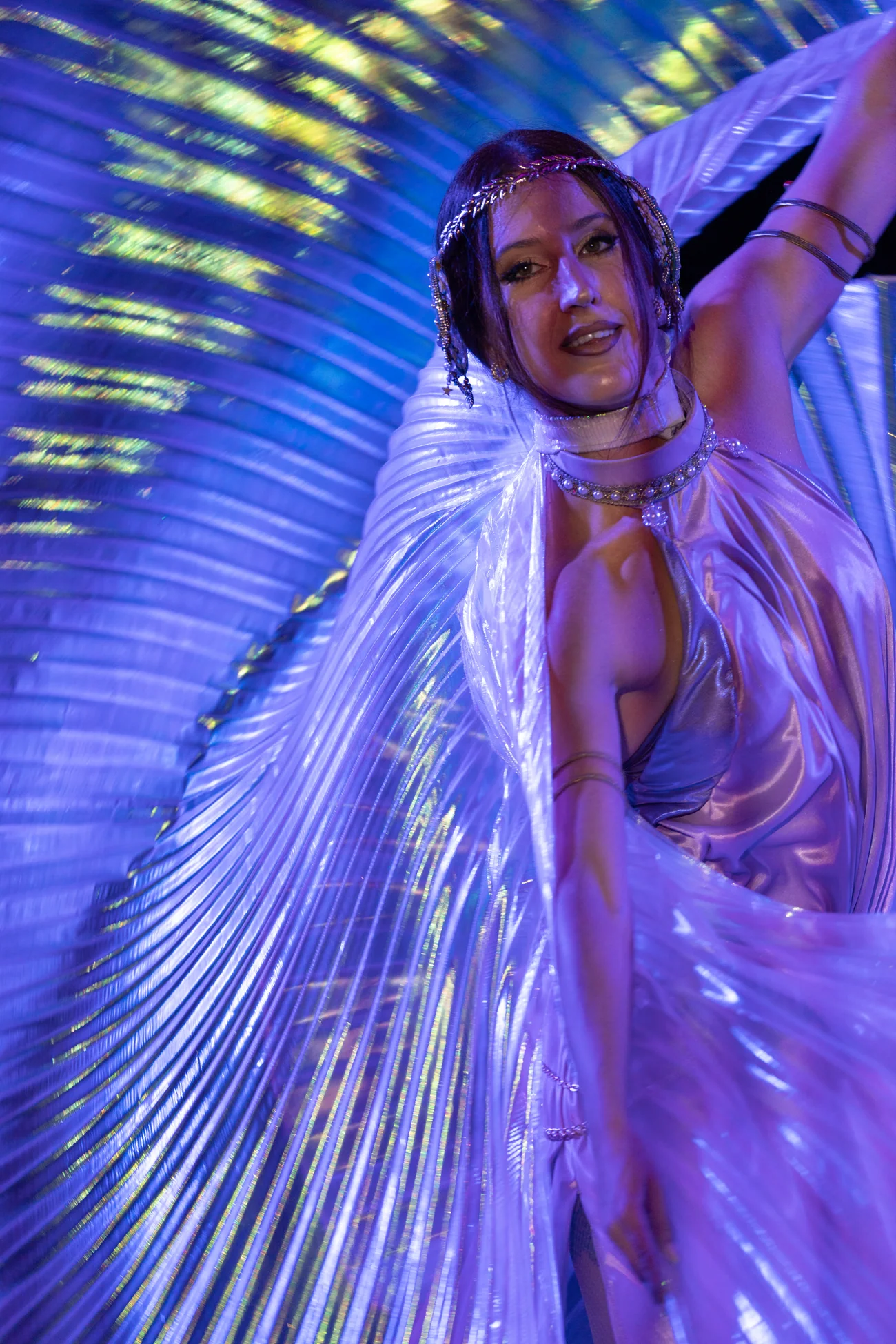 Sereia performing Sereia Dance, an Art Nouveau inspired show
