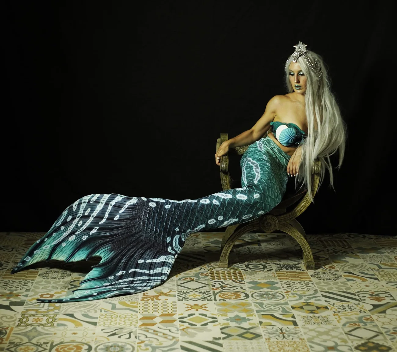 Sereia as a mermaid character for aquatic events